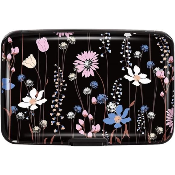 Mini Credit Card Holder, RFID Blocking Slim Hard Card Case ID Case Travel Wallet - Picture 2 of 8